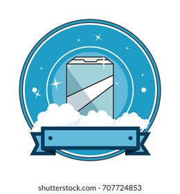 powder detergent box emblem