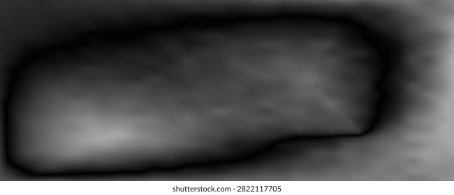 Powder explosion isolated on black background, abstract dust overlay texture, clipping path, top view