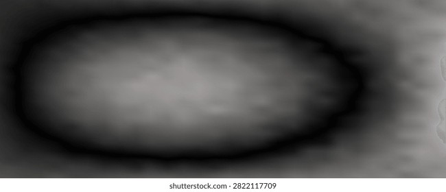 Powder explosion isolated on black background, abstract dust overlay texture, clipping path, top view