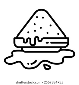 Powder Icon Element For Design