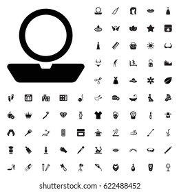Powder icon illustration isolated vector. beauty icons vector set. on white backgroun