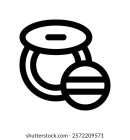 powder icon. vector line icon for your website, mobile, presentation, and logo design.
