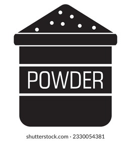 powder icon vector template illustration logo design