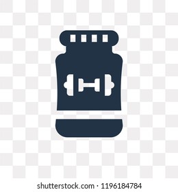 Powder vector icon isolated on transparent background, Powder transparency concept can be used web and mobile