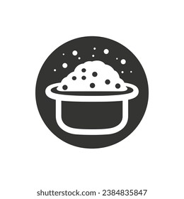Powdered Sugar Icon on White Background - Simple Vector Illustration