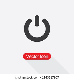 Powe Icon Vector Illustration Eps10