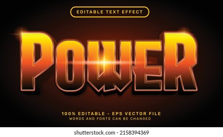 Power 3d Text Effect And Editable Text Effect