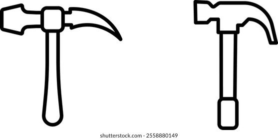 "Power in Action - Hammer Icon Design"