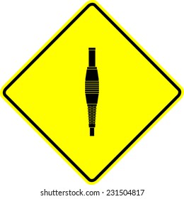power adapter plug sign