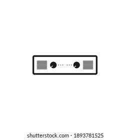 Power amplifier icon vector illustration