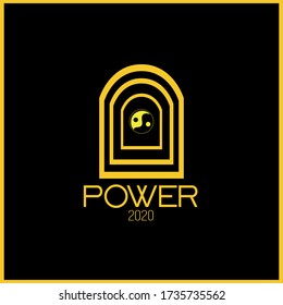 Power balance and yellow color and nested window view