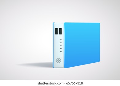 power bank blue