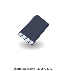 Power bank design vector 3d design