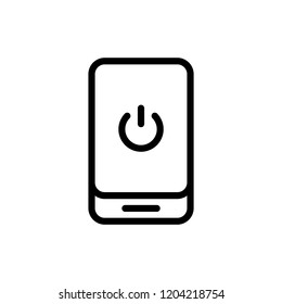 Power bank flat icon. Single high quality outline symbol of info for web design or mobile app. Thin line signs for design logo, visit card, etc. Outline logo of power bank