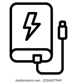 Ilustração do vetor do ícone Freelancer do Power Bank