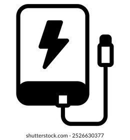 Ilustração do vetor do ícone Freelancer do Power Bank