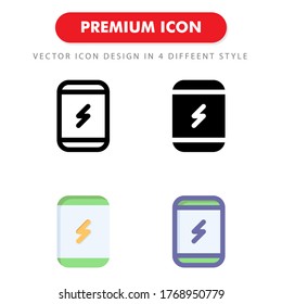 paquete de iconos de banco de energía aislado en fondo blanco. para el diseño de su sitio web, logotipo, aplicación, interfaz de usuario. Ilustración gráfica vectorial y trazo editable. EPS 10.