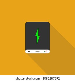 Power bank icon. Vector illustration.