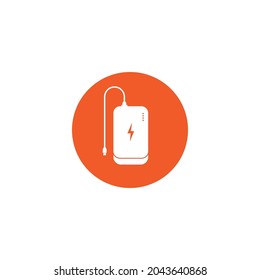 Power bank icon vector illustration logo design.