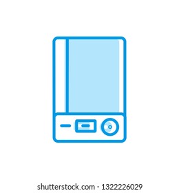 Power bank symbol vector icon