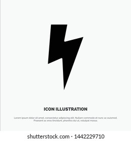 Power, Basic, Ui solid Glyph Icon vector