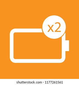 Power, Battery, energy icon, stock vector illustration, EPS10. 