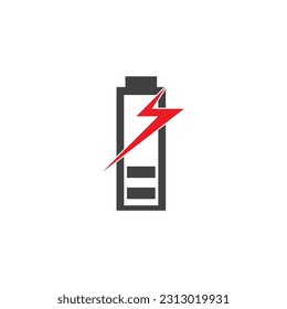 Power Battery Energy Logo Vector Illustration