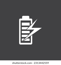 Power Battery Energy Logo Vector Illustration