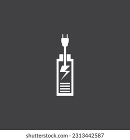 Power Battery Energy Logo Vector Illustration