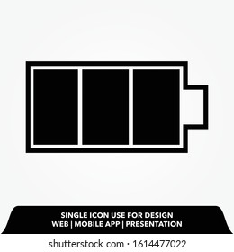 Power battery Icon Design vector illustration 