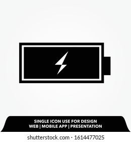 Power battery Icon Design vector illustration 