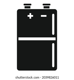 Power battery icon simple vector. Full energy. Charge accumulator