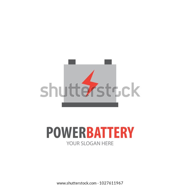 Power battery logo for\
business company. Simple Power battery logotype idea design.\
Corporate identity concept. Creative Power battery icon from\
accessories collection.