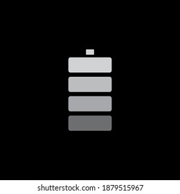 Power battery logo design vector template