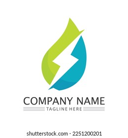 Power Battery Logo icon vector illustration Design Template.Battery Charging vector icon.Battery power and flash lightning bolt logo