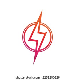 Power Battery Logo icon vector illustration Design Template.Battery Charging vector icon.Battery power and flash lightning bolt logo