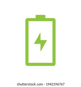 vector de icono de la batería de alimentación