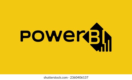 Power BI Courses banner, high quality vector