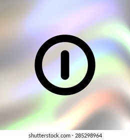 power black vector icon