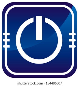Power blue icon