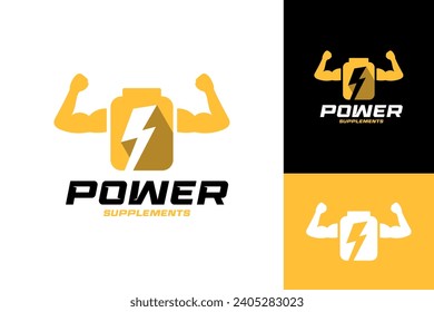 Design des zusätzlichen Energieverbrauchs-Logos für Power Bolt