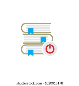 Power Book Logo Icon Design