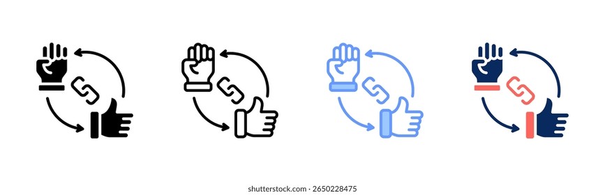 Power Bridge icon sheet multiple style collection