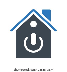 Vektorillustration-Symbol für Leistungslampen  
