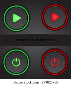 Power button design vector illustration