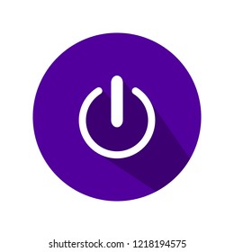 Power button flat icon