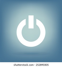 Power button icon. 
