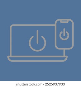 Power Button icon design for personal commercial use