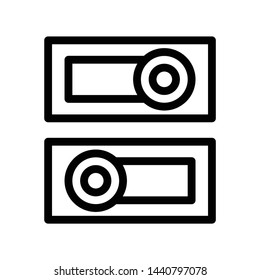 power button icon. flat illustration of power button vector icon for web. Perfect use for website, pattern, app, etc.
