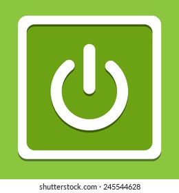 Power button icon great for any use. Vector EPS10.